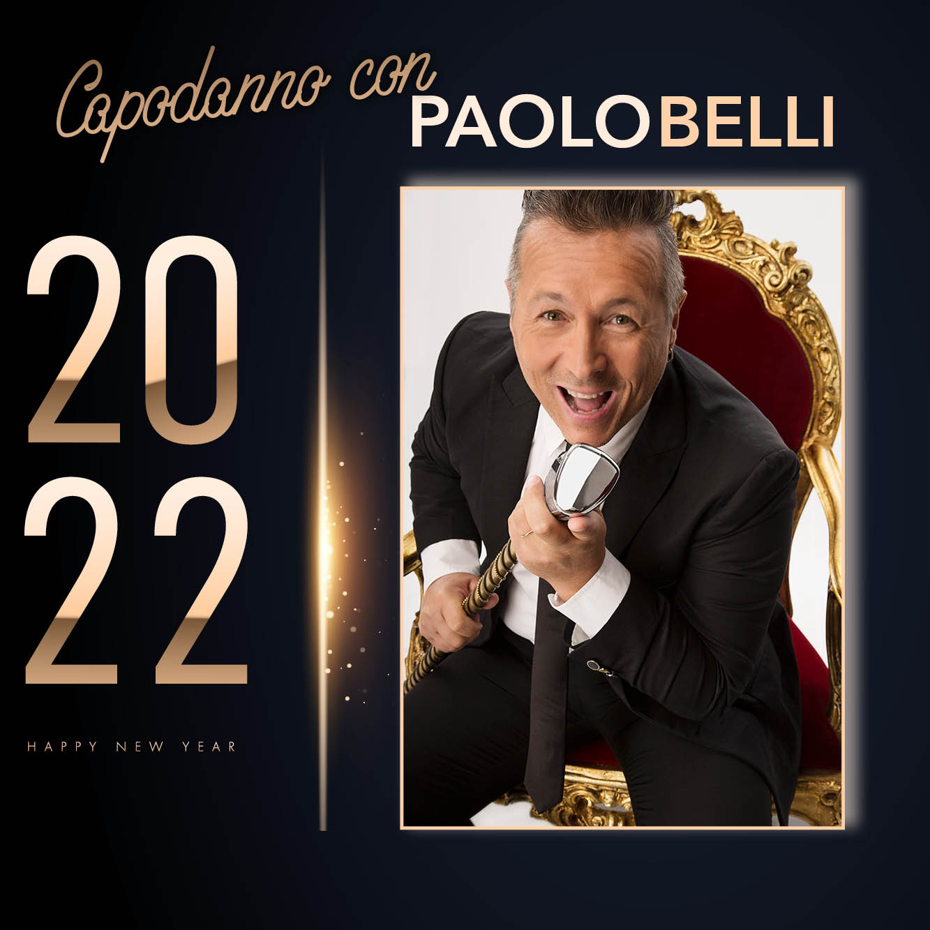 Capodanno: doppio appuntamento con Paolo Belli a Carpi